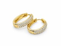 Ohrringe Idee Preziose dal 1987 Dame in Gelbgold Zircone IP.OK18G/197